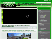 Tablet Screenshot of frassfakegrass.com